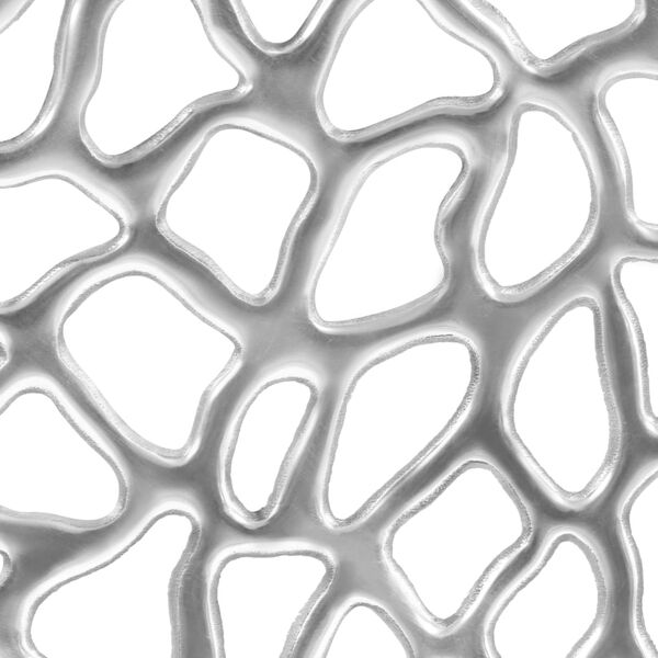 vidaXL Sohvap&ouml;yt&auml; valualumiini 70x30 cm hopea