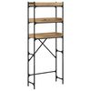vidaXL Pesukoneen hylly Artisan tammi 67 x 25 x 163 cm Tekninen puu