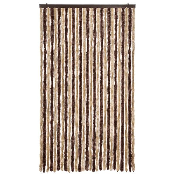 vidaXL Hy&ouml;nteisverho beige ja vaaleanruskea 118 x 220 cm Chenille