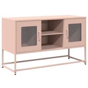vidaXL TV-taso pinkki 100,5x39x60,5 cm ter&auml;s