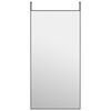 vidaXL Ovipeili musta 50x100 cm lasi ja alumiini