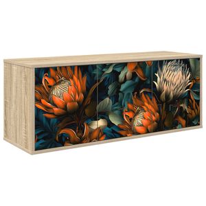vidaXL Sein&auml;lle kiinnitett&auml;v&auml; TV-kaapisto LOCHEM 102 x 33 x 40 cm