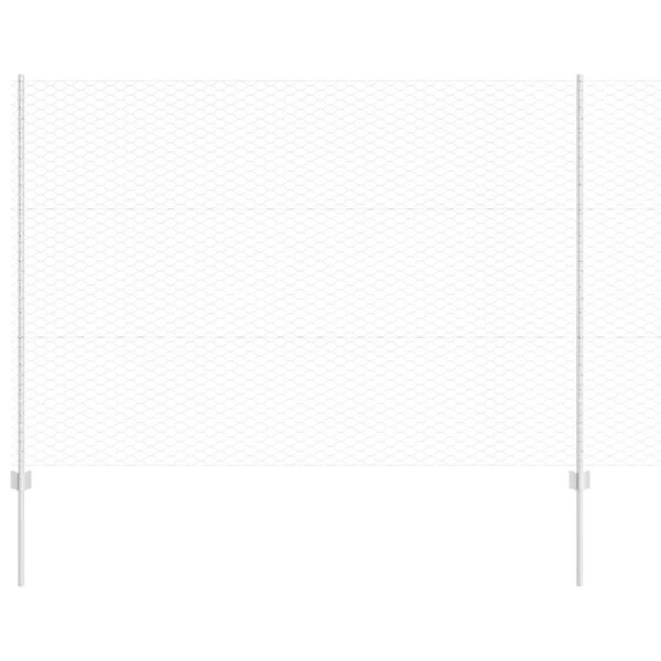 vidaXL Aita ja Tuki Hopea 1,5 x 25 m Ter&auml;s