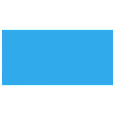 vidaXL Uima-altaan suoja sininen 400x200 cm PE