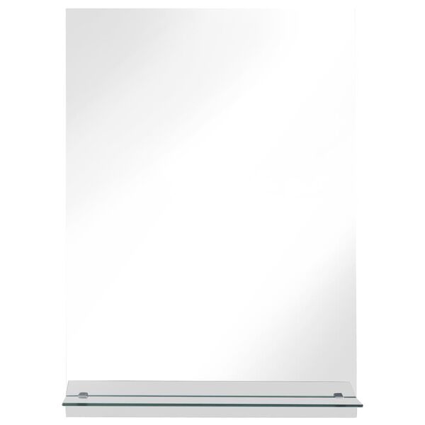 vidaXL Seinäpeili hyllyllä 40x60 cm karkaistu lasi