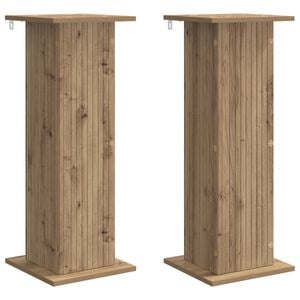 vidaXL Kasviteline 2 pcs Artisaanitammi 30,5 x 30 x 80,5 cm