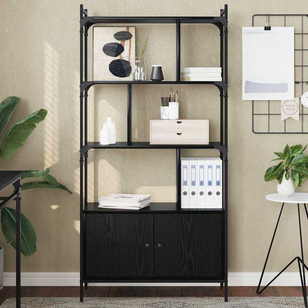 vidaXL Kirjahylly Tekninen puu