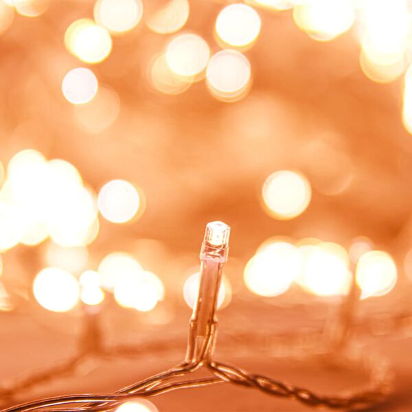 vidaXL LED-valonauha 300 LED-valoa lämmin valkoinen 30 m PVC