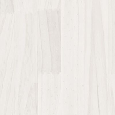vidaXL Varastohylly valkoinen 60x30x105 cm täysi mänty