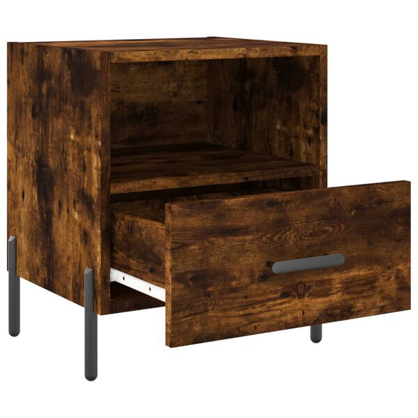 vidaXL Y&ouml;p&ouml;yt&auml; savutammi 40x35x47,5 cm tekninen puu