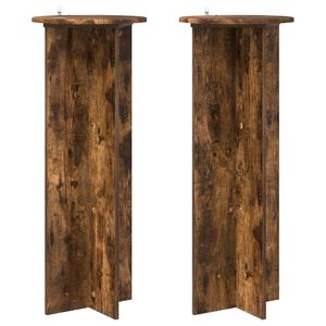 vidaXL Kasviteline 2 kpl Savutammi &Oslash;40 x 100 cm Tekninen puu