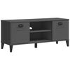 vidaXL Kenk&auml;penkki VIKEN antrasiitin harmaa 106x35x45 cm tekninen puu