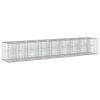 vidaXL Gabion Kohotettu Peti 2 kpl 340 x 60 x 55 cm Galvanoitu ter&auml;s