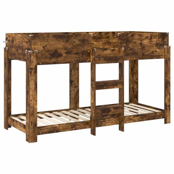 vidaXL Kerross&auml;nky Lapset Savup&auml;hkin&auml; 80 x 190 cm Tekninen puu