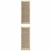 vidaXL Kaapin ovi ovella 4 pcs Luonnollinen 140,5 x 2 x 59,5 cm