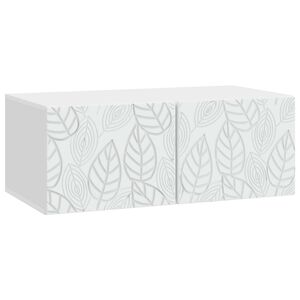 vidaXL Sein&auml;lle asennettava TV-kaappi 59,5 x 41 x 30 cm valkoinen