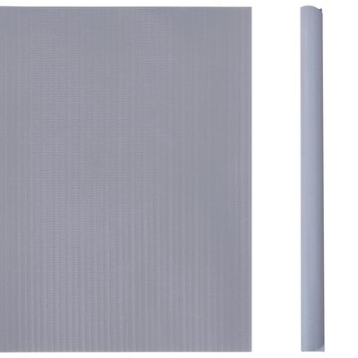 vidaXL Puutarhan yksityisyyden suoja PVC 35x0,19 m matta vaaleanharmaa