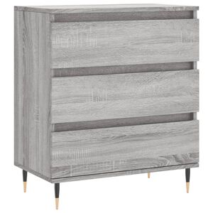 vidaXL Senkki harmaa Sonoma 60x35x70 cm tekninen puu