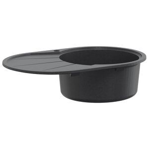 vidaXL Keitti&ouml;allas yhdell&auml; altaalla Graniitti 77 x 49 x 20,5 cm