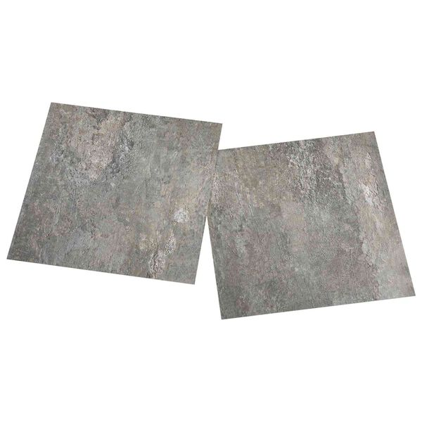 vidaXL Lattialankut 55 pcs Harmaa 5,11 m&sup2; Polyvinyylikloridi