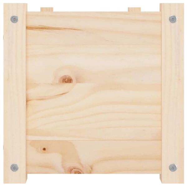 vidaXL Puutarhan kukkalaatikko 100x31x31 cm täysi mänty