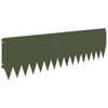 vidaXL Nurmireunus 10 pcs 103 x 30 cm Ter&auml;s Oliivinvihre&auml;