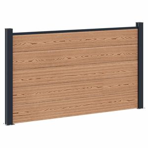 vidaXL Aidat Setti 180 x 105 cm WPC ja alumiini Ruskea