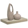 vidaXL Kelluva sein&auml;hylly tammi 40x23x3,8 cm MDF