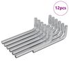 vidaXL Kuusioavain 12 kpl Hopea 32 x 86 mm Ter&auml;s