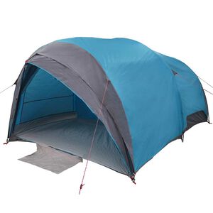 vidaXL Tunneliteltta katolla Sininen 410 x 285 x 198 cm taffeta