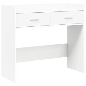 vidaXL Konsolip&ouml;yt&auml; valkoinen 90 x 35 x 80 cm Tekninen puu