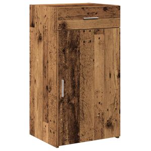vidaXL Sivup&ouml;yt&auml; laatikon kanssa Vanha puu 50 x 42,5 x 93 cm