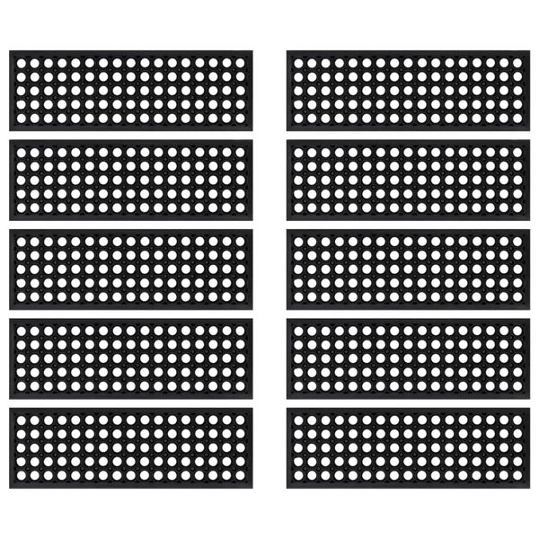 vidaXL Porrasmatot 10 kpl 25x75 cm kumi