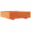 vidaXL Kukkalaatikko vahanruskea 90x90x26,5 cm t&auml;ysi m&auml;nty