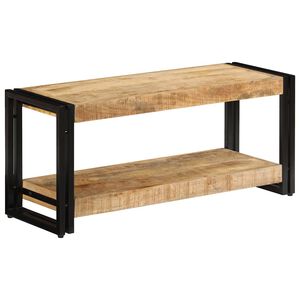 vidaXL TV-taso 90x30x40 cm kiinte&auml; mangopuu