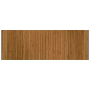 vidaXL Matto suorakaide ruskea 70x200 cm bambu