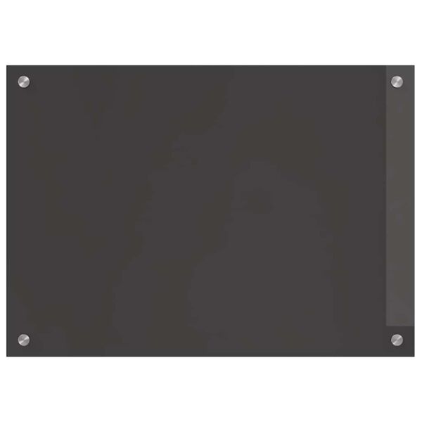 vidaXL Keitti&ouml;n suojapaneeli 2 pcs Tumma harmaa 70 x 50 cm