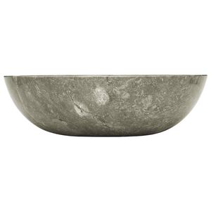 vidaXL Pesuallas harmaa &Oslash;40x12 cm marmori