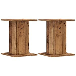 vidaXL Kasvitelineet 2 kpl vanha puu 30x30x40 cm tekninen puu