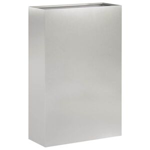 vidaXL Puutarha ruukku Hopea 50 x 20 x 75 cm Ruostumaton ter&auml;s