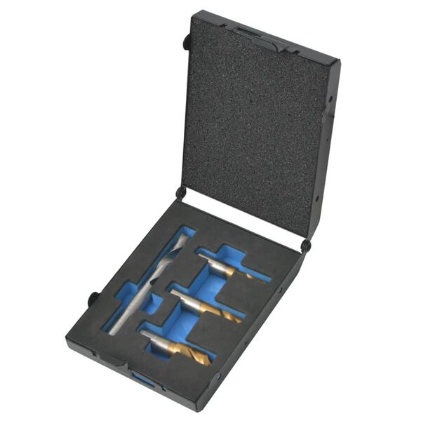 vidaXL 4-osainen Pistehitsauksen poranter&auml;sarja HSS