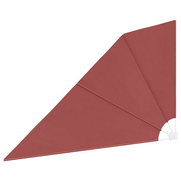 vidaXL Kokoontaittuva parvekkeen sivumarkiisi terrakotta 160x240 cm