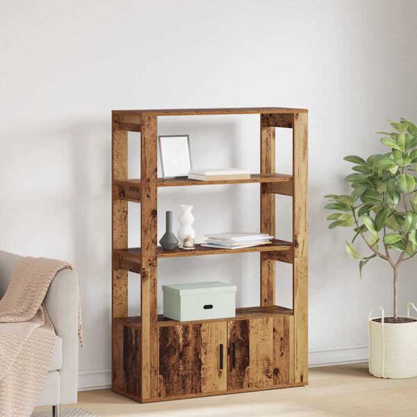 vidaXL Sivup&ouml;yt&auml; Vanha puu 30 x 80 x 119.5 cm Tekninen puu