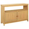 vidaXL Puutarhakonsolip&ouml;yt&auml; hyllyll&auml; Vaalea akasia 110 x 35 x 75 cm