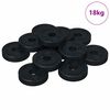 vidaXL sopii tasaiselle aluslevylle 36000 kpl Musta &empty;15 x 3 mm