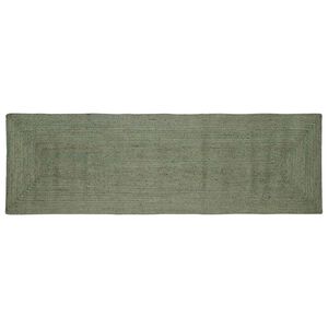 vidaXL Alue Matto Oliivinvihre&auml; 80 x 250 cm Juutti