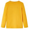 Lasten pitkähihainen T-paita okra 104
