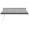 vidaXL Kelattava markiisi antrasiitti/valk. 3,5x2,5 m kangas/alumiini