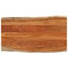 vidaXL P&ouml;yt&auml;levy 110x60x3,8 cm suorakaide t&auml;ysi akasiapuu el&auml;v&auml; reuna