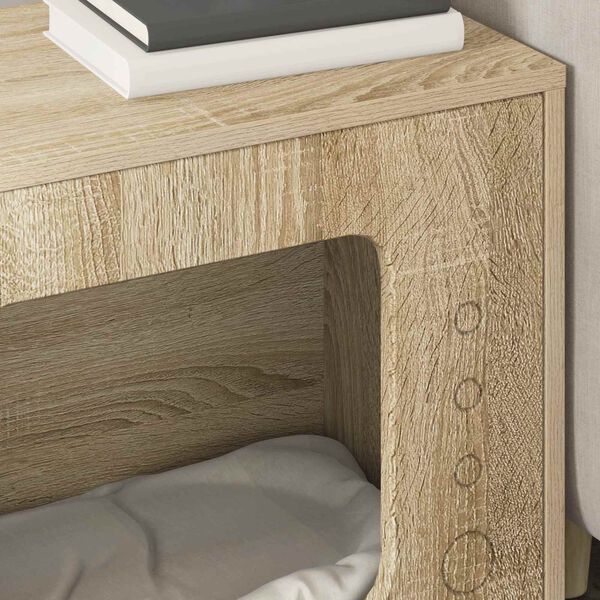 vidaXL Kissatalo Sonoma 51 x 30 x 42,5 cm Tekninen puu